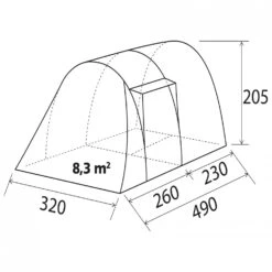 Brunner - Arqus Outdoor 5 - Tente De Groupe -Matériel De Camping brunner arqus outdoor 5 tente de groupe detail 3