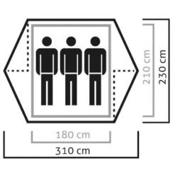 Salewa - Denali III Tent - Tente 3 Places -Matériel De Camping salewa denali iii tent tente 3 places detail 3
